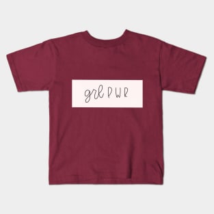 GRLPWR Kids T-Shirt